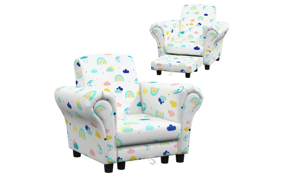 Aiyaplay 2 Piece Kids Sofa Set With Cloud Design - For Nursery