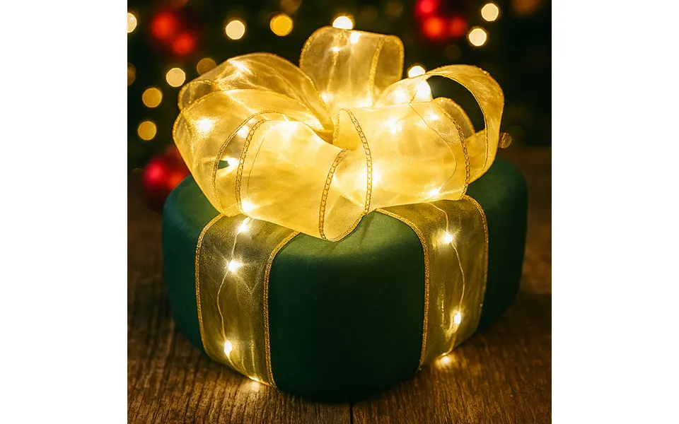 Avilo Gold Led Ribbon Lights Set Of 3 - Battery Operated, Flexible Decoration