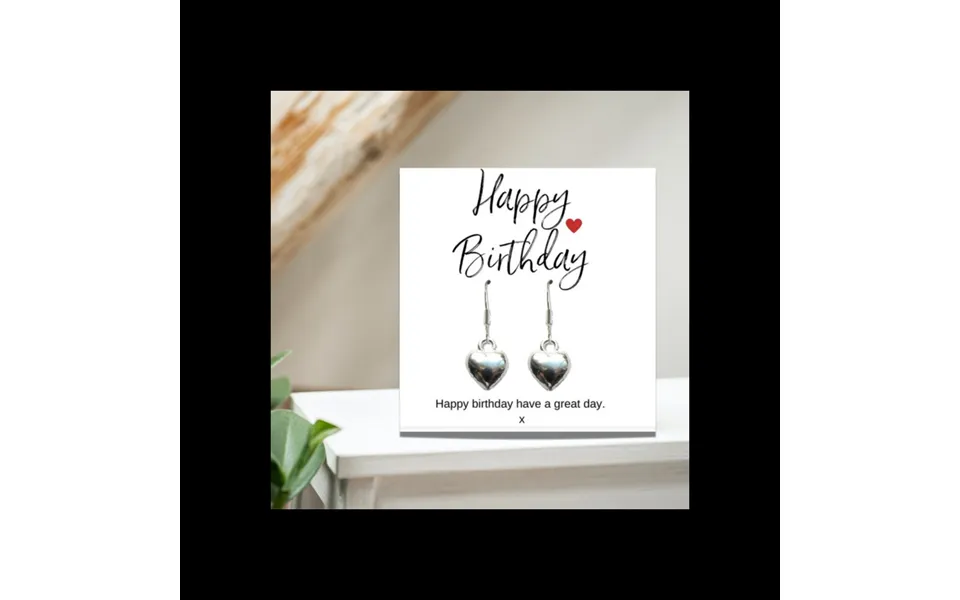 Aye Do Gifts Happy Birthday Earrings On Message Card - Birthday Gift For
