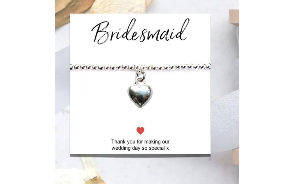 Aye Do Gifts Heart Charm Bracelet Adjustable Fit - Thank You Gift