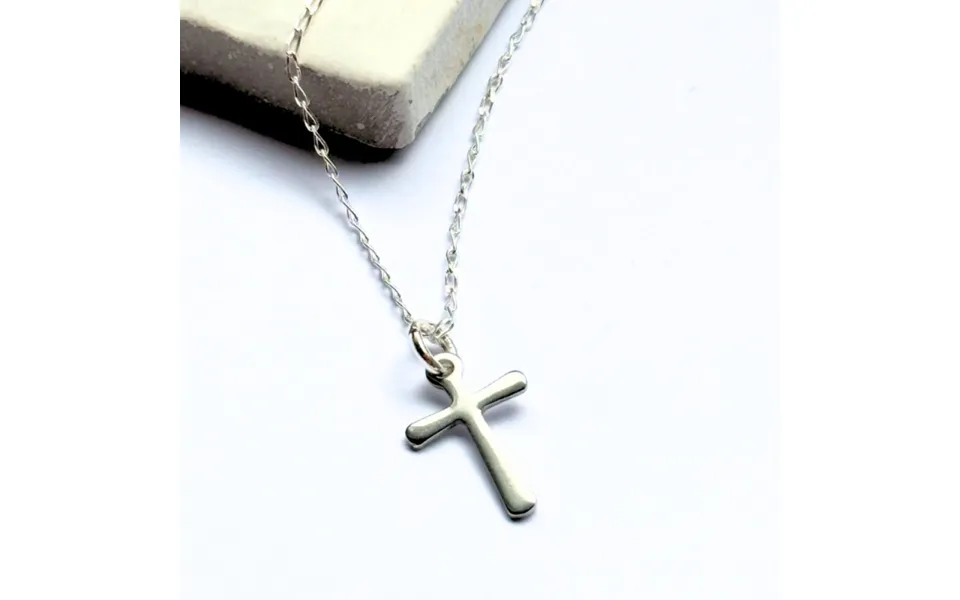 Aye Do Gifts Sterling Silver Cross Charm Necklace - 16 Or 18 Chain