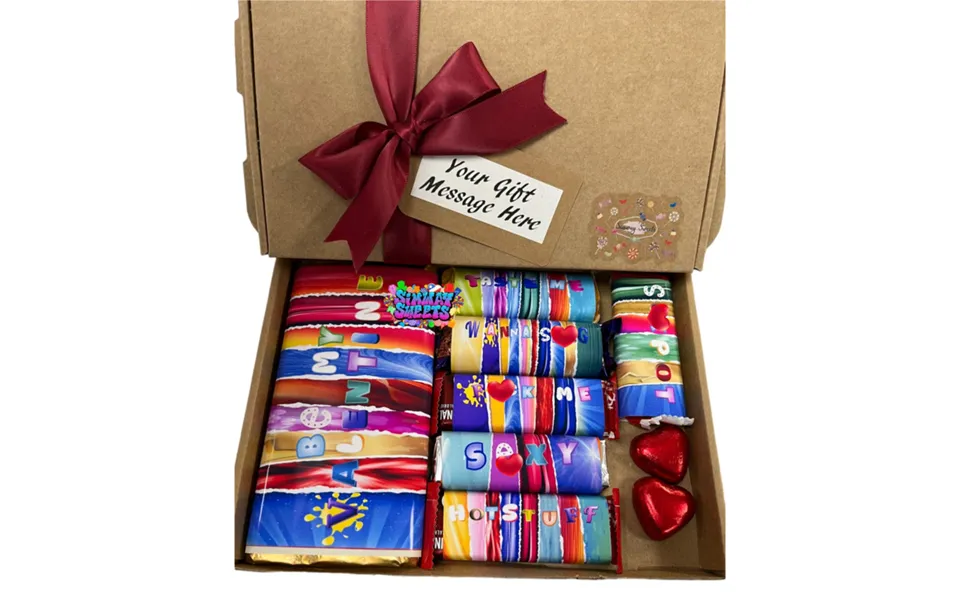 Be My Valentines Novelty Adult Chocolate Gift Box Exclusive To Simway Sweets
