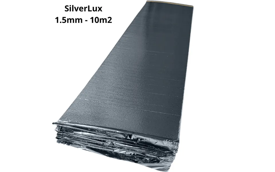 Corksystem 1.5mm Lvt Underlay With Silver Membrane - 168 Kg M Density, 19 Db Sound Reduction