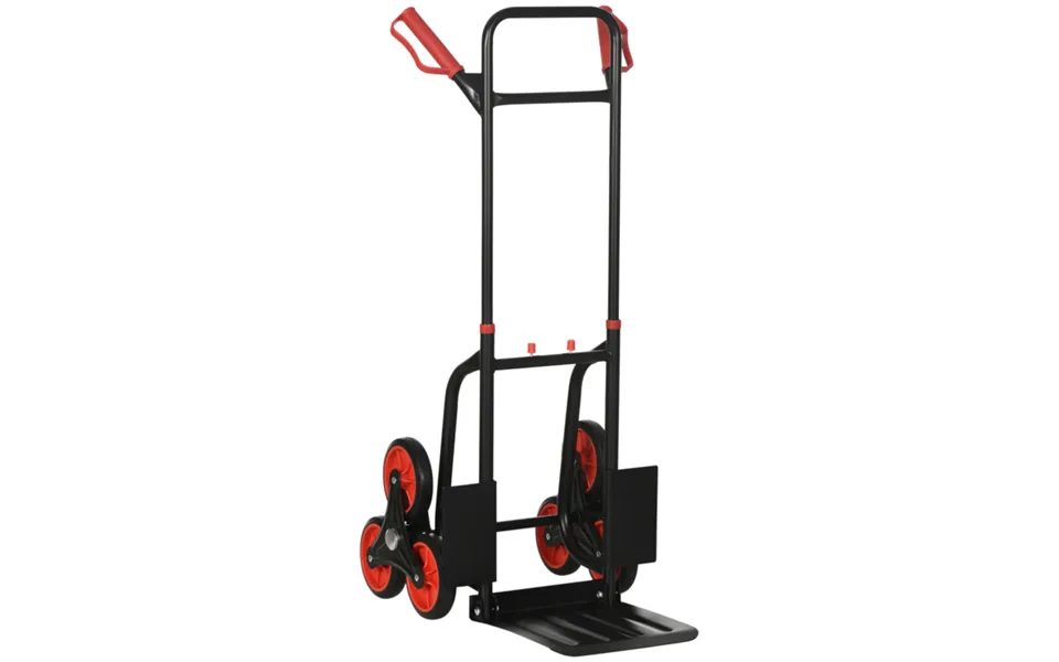 Durhand Steel 6-wheel Climbing Stair Trolley Hand Truck - 100cm Height Capacity