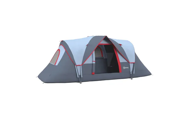 Family Camping Tent 5-6 Person Fibreglass Poles Double Layer Weatherproof Easy Pitch Carry Bag Included product image