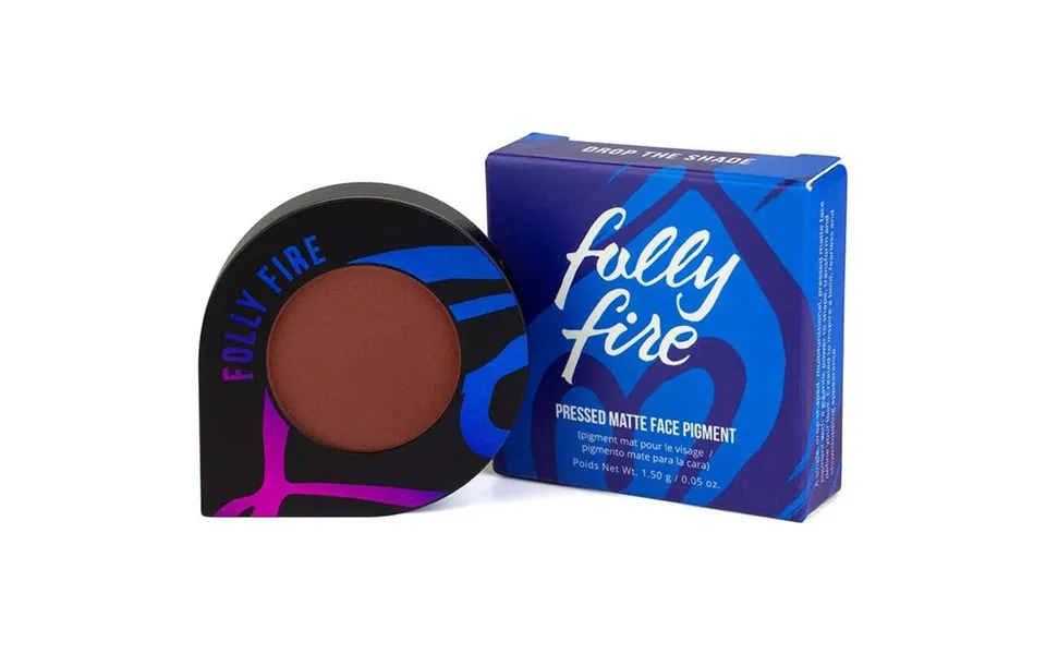 Glitz Toy Beautytech Folly Fire Pressed Matte Face Pigment - Dark Mauve