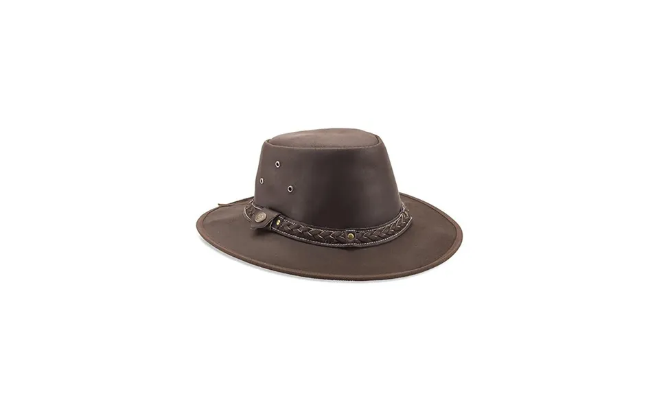 Hawkdale Genuine Leather Cowboy Hat - Unisex, Weather Resistant