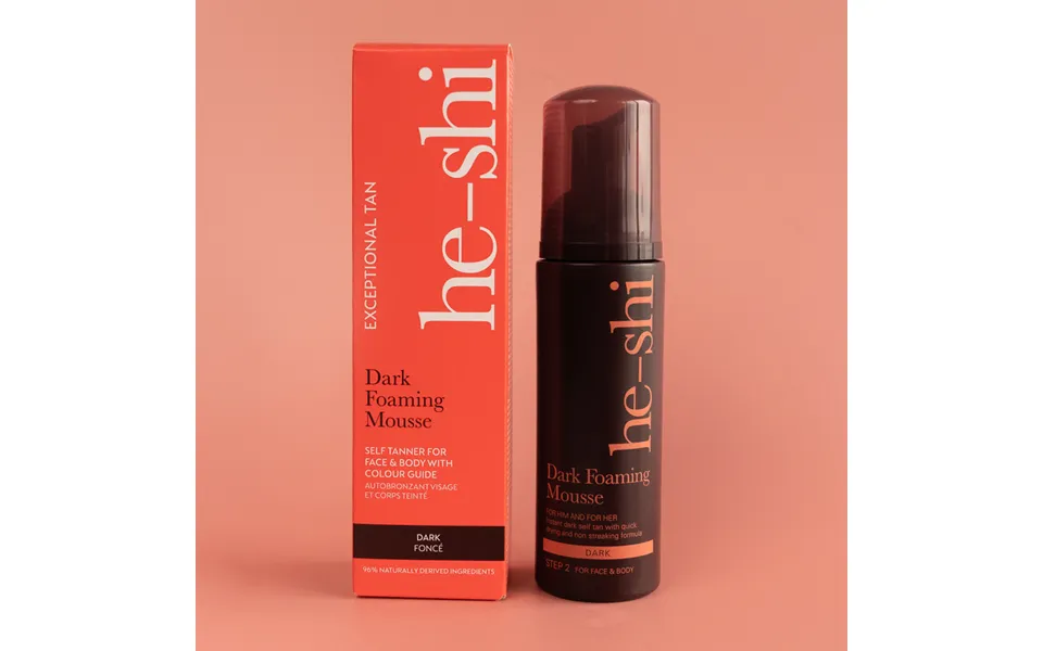 He-shi Dark Foaming Mousse - Quick Dry Self Tan