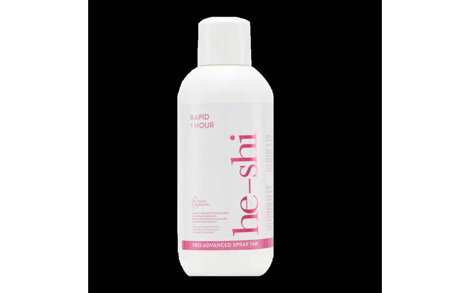 He-shi Professional 1 Hour Rapid Spray Tan Solution 1l - Medium To Dark