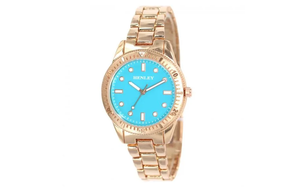 Henley Rose Bracelet Watch Turquoise - H07318.6