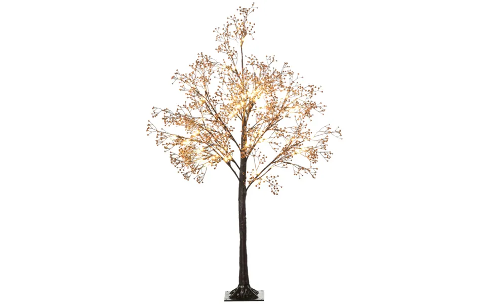 Homcom 4ft Artificial Baby Breath Tree With Warm White Led Lights