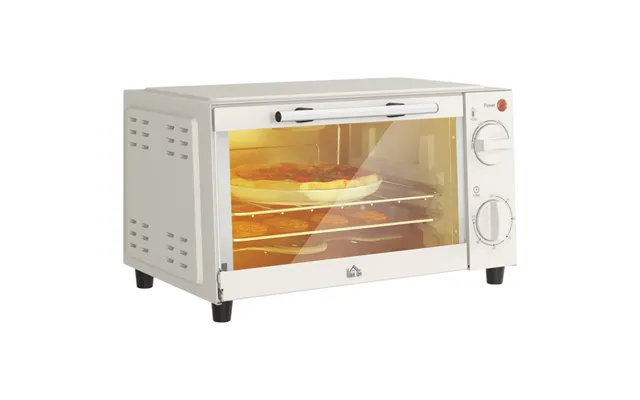 Homcom 9l Countertop Mini Oven Electric Grill With Adjustable Temperature & Timer 750w product image