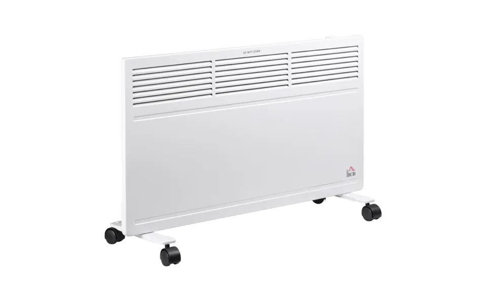 Homcom Convector Radiator Heater 650w 1300w 7-35 C Thermostat With Wheels