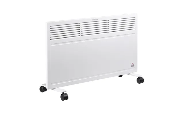 Homcom Convector Radiator Heater 650w 1300w 7-35 C Thermostat With Wheels product image