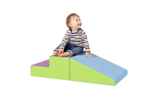 Homcom Soft Play Set Toddler Climbing Blocks 2 Piece Indoor Foam Toy product image