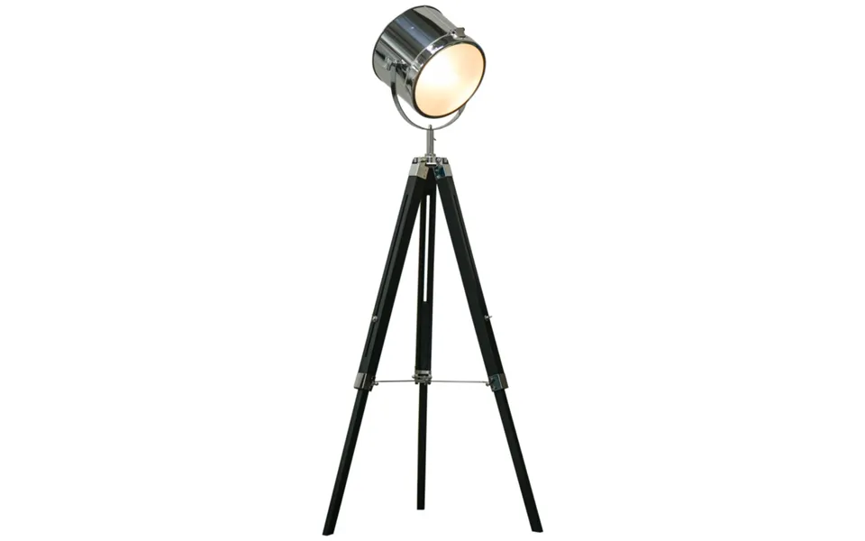 Industrial Style Searchlight Tripod Floor Lamp - Adjustable, Focused Reading Light