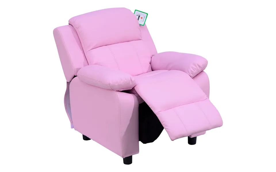 Kids Pu Leather Recliner Armchair - Children's Game Chair Sofa Seat