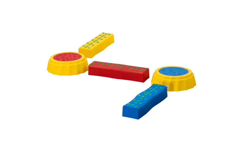 Kids Stepping Stones Balance Beam - Non-slip Surface & Bottom, 5 Pcs