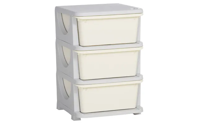 Kids Three Drawer Storage Unit - Pp Material product image