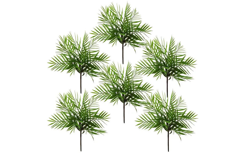 Leaf 40cm Artificial Bamboo Palm Bush Plant