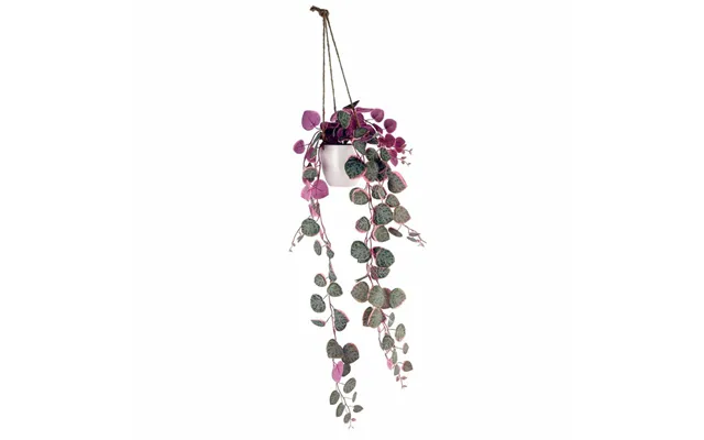 Leaf Artificial Trailing String Of Hearts Plant - Pink Foliage, 90cm product image