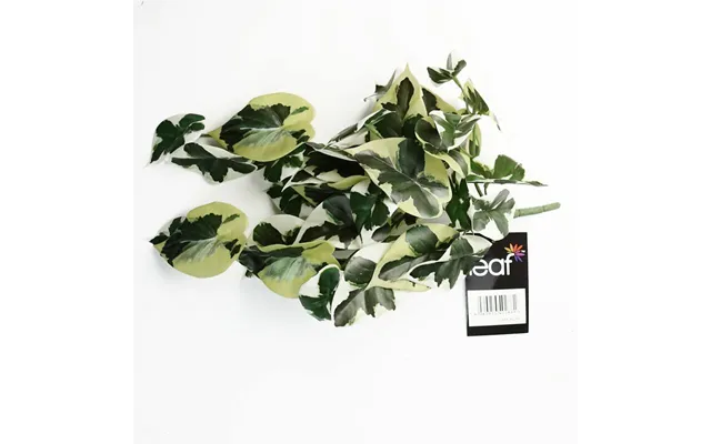 Leaf Artificial Trailing Variegated Marble Pothos Plant - 40cm Realistic product image