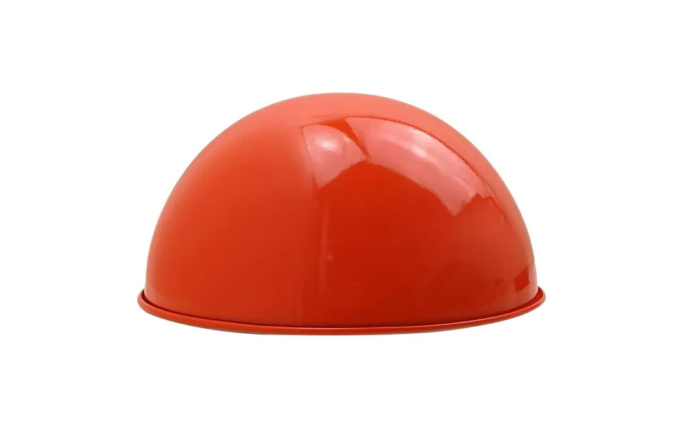 Ledson 40cm Retro Dome Lampshade - Orange Easy Fit Pendant Light Cover