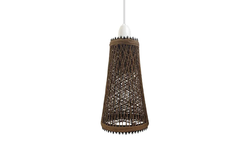 Ledsone Rattan Barrel Lampshade - Woven Natural Charm