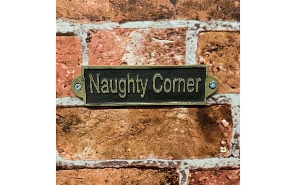 Msl Aluminium Naughty Corner Sign - 25cm