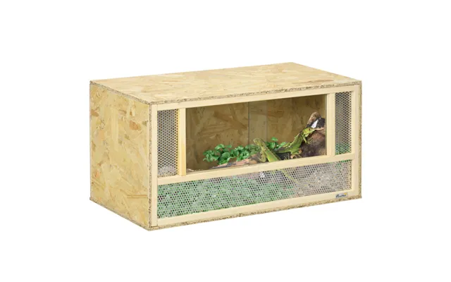 Pawhut 80cm Reptile Terrarium Vivarium With Glass Sliding Doors & Mesh Top product image