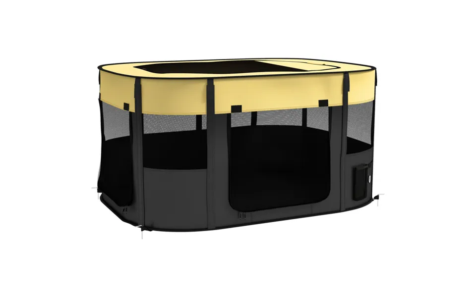 Pawhut Portable Pet Playpen - Rabbit Kitten Puppy Guinea Pig Enclosure