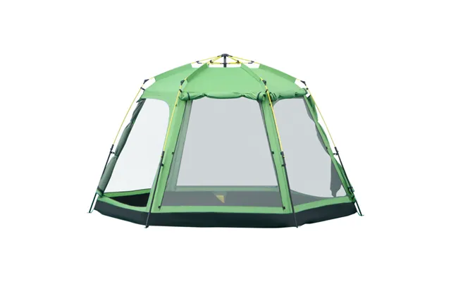 Pop-up Camping Tent 6 Person Family Tent - 2-tier Design W Carry Bag product image