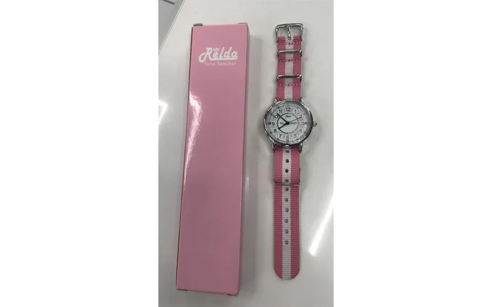Relda Analogue Nylon Strap Watch For Children - Easy-to-read Time Teacher