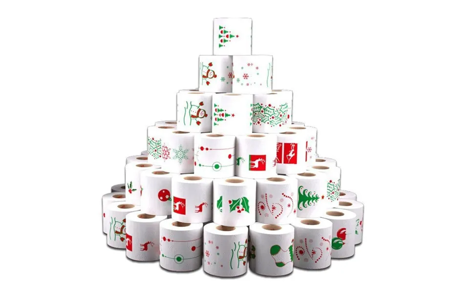 Renova White Print 2 Ply Toilet Tissue Paper Rolls - 72 Pack