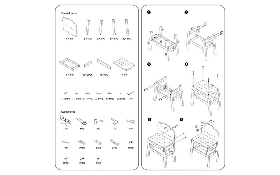 Soka Play Imagine Learn First Workbench - Creative Wooden Tool Playset For Kids