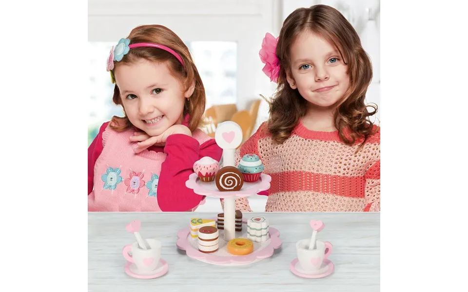 Soka Play Imagine Learn Heart Dessert Tower - Multi-tiered Pastry Display