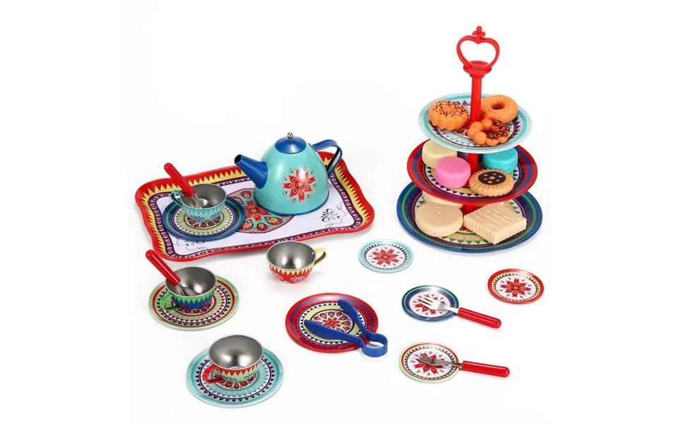 Soka Play Imagine Learn Wooden Afternoon Tea Set