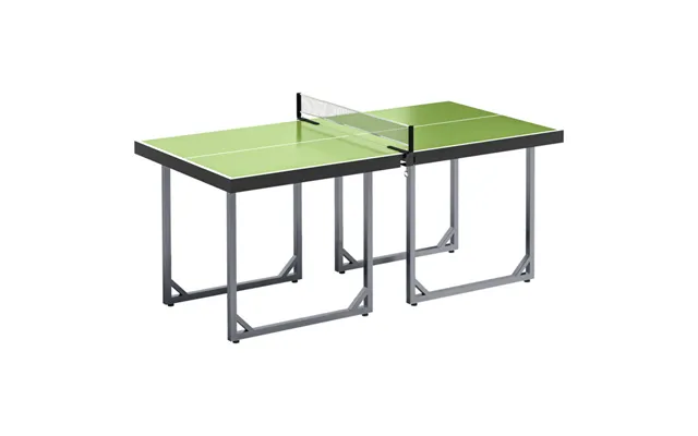 Tennis Table Ping Pong Foldable With Net Game Steel 182cm Indoor - Green Homcom product image