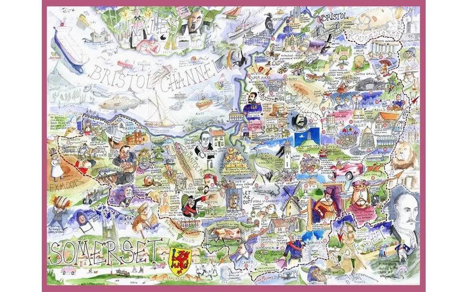 Tim Bulmer 1000 Piece Jigsaw Puzzle - Somerset Landscape