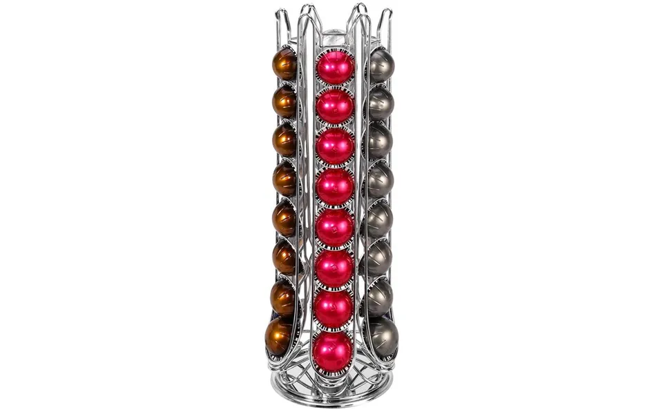 Vinsani Chrome Coffee Pod Stand - Holds 48 Pods