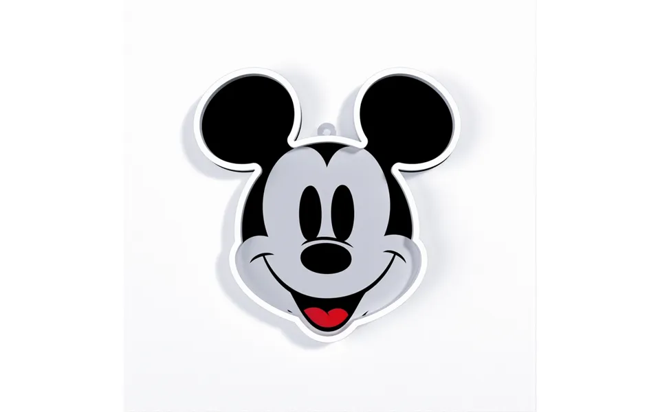Yellowpop Disney Mickey Mouse Neon Sign - 25.5cm X 26cm White Led