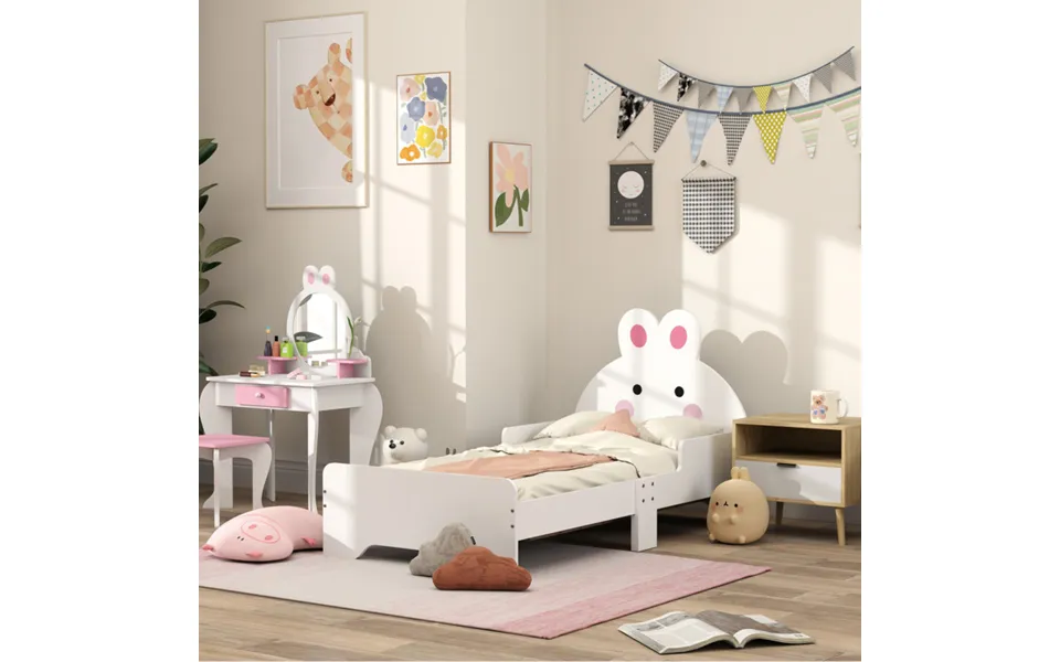 Zonekiz Mdf Toddler Bed - Rabbit Design