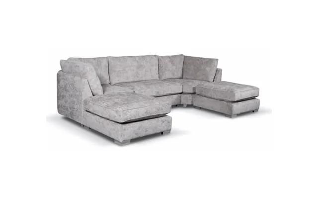 Bishop U-shaped Sofa Truffle Luxe Chenille