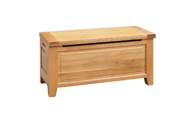 Adriel Wooden Blanket Box In Light Oak