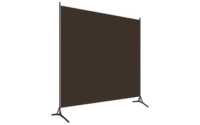 Agrippa Fabric 1 Panel 175cm X 180cm Room Divider In Brown