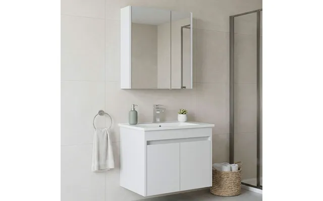 Arno Small Wooden Bathroom Furniture Set With 4 Doors In White