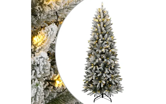 Barco 240cm Flocked Snow Artificial Christmas Tree With Led