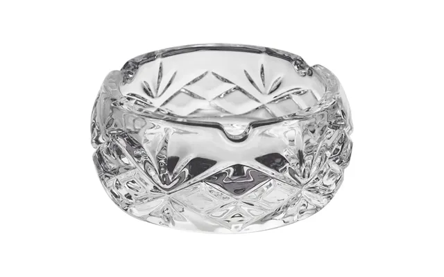 Beaumont Large Crystal Textured Ashtray In Clear