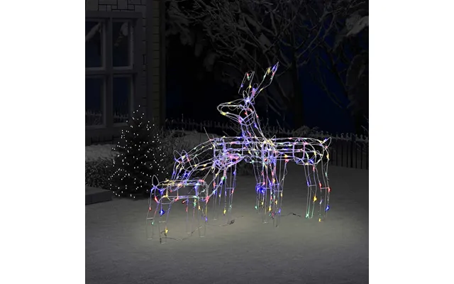 Bertram 3-piece Led Lighted Reindeer Christmas Display - Colourful