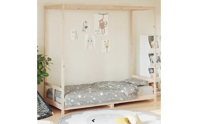 Burwell 80x200cm Wooden Children Bed In Natural
